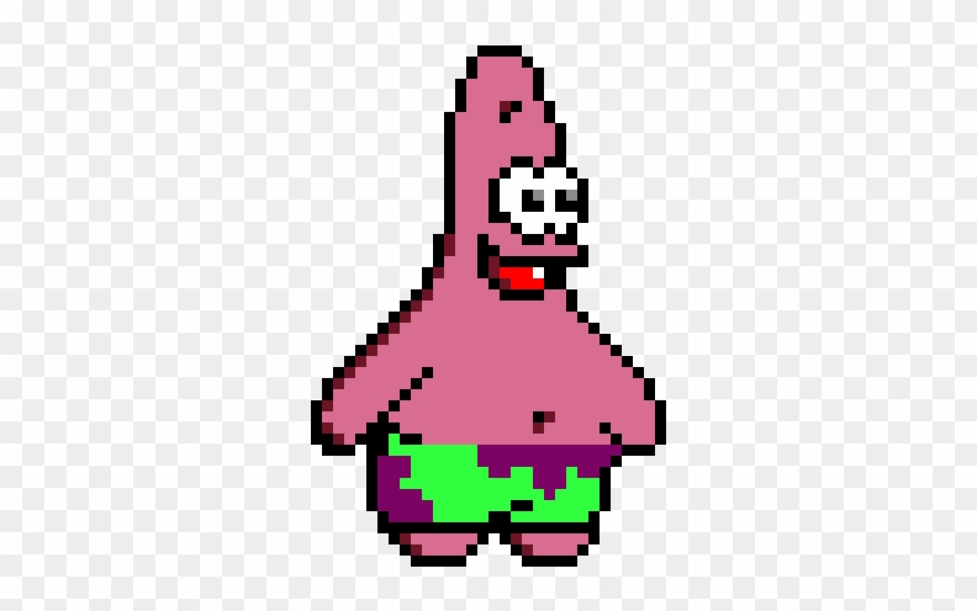 Patrick Star - Pixel Art Patrick Star Clipart