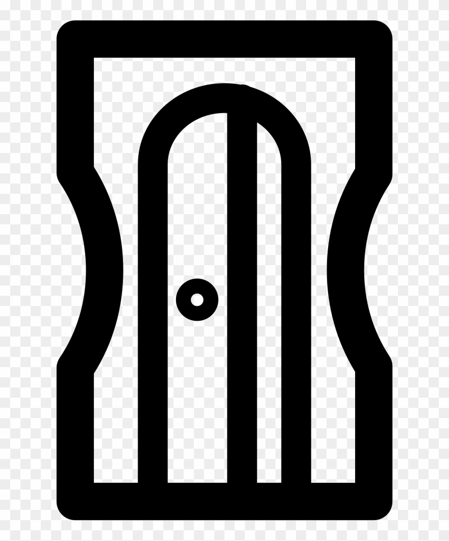 Pencil Sharpener Png - Pencil Sharpener Black Clipart