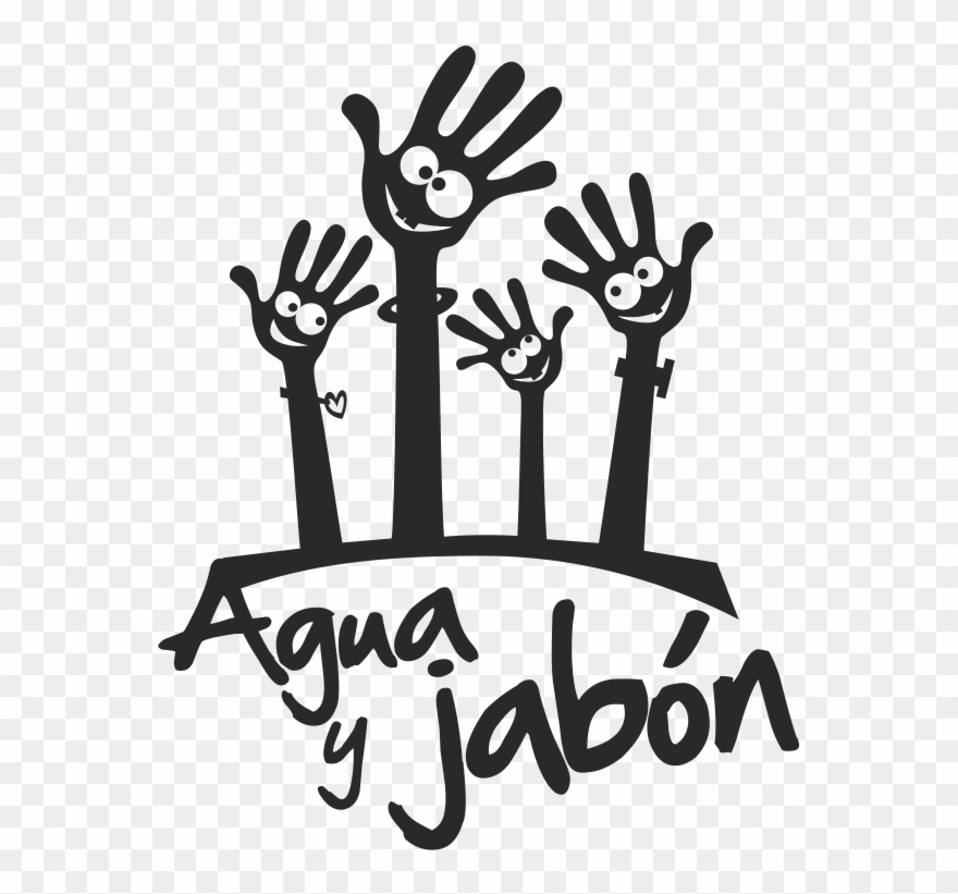 Manos Limpias Más - Vinilo De Agua Y Jabon Clipart