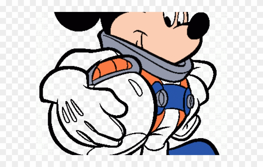 Astronaut Clipart Mickey - Mouse Clipart Mickey Mouse Astronaut - Png Download