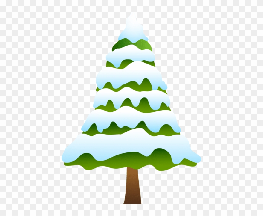 Free Png Snowy Pine Tree Png Images Transparent - Pine Tree Clip Art Png