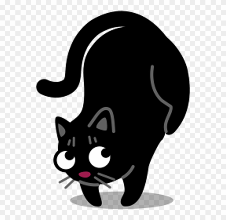 Png Transparent Stock Cat Kitten Ico Icon Black Pattern - Gato Ico Clipart