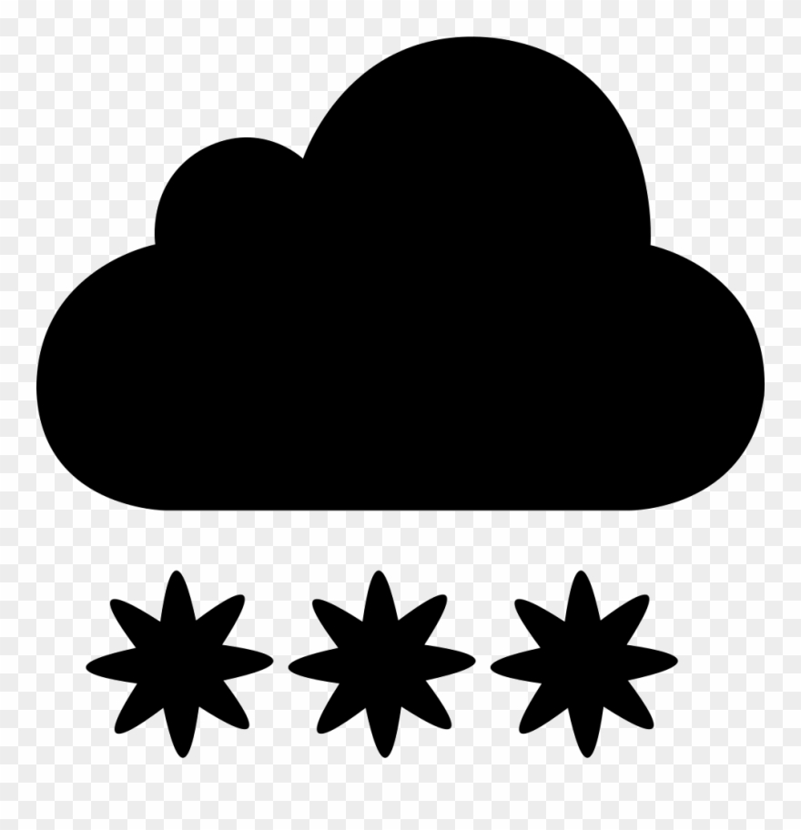 Snow Cloud Weather Comments Clipart