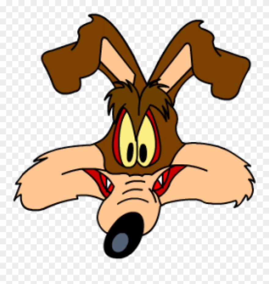 Drawing Coyotes Looney Tunes - Wile E Coyote Smiling Clipart