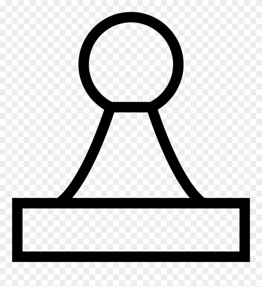 White Chess Pawn Comments - Vector Graphics Clipart