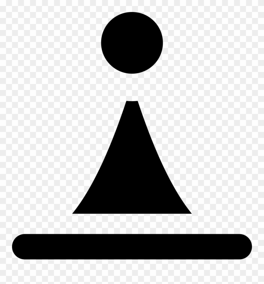 Geometric Chess Pawn Comments Clipart