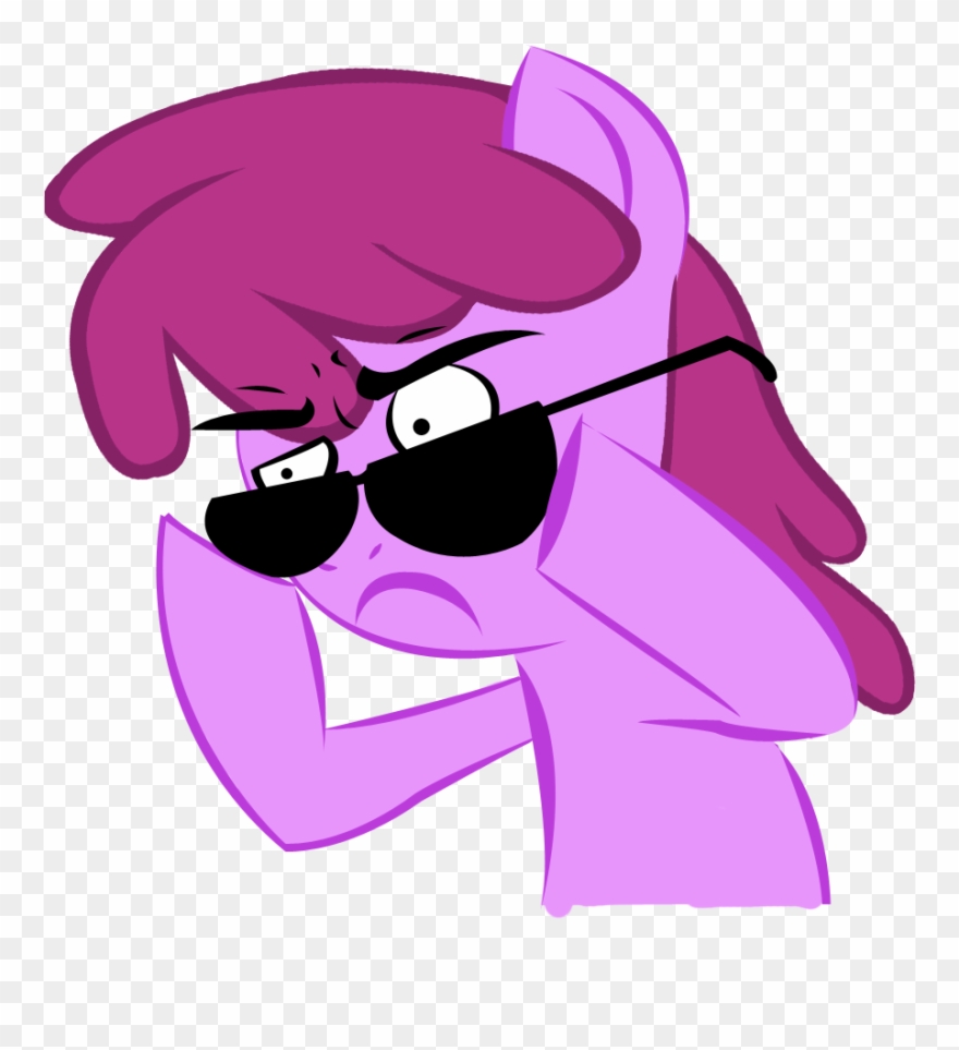 Pony Pinkie Pie Riding Pony Eyewear Pink Purple Cartoon - Pony Clipart