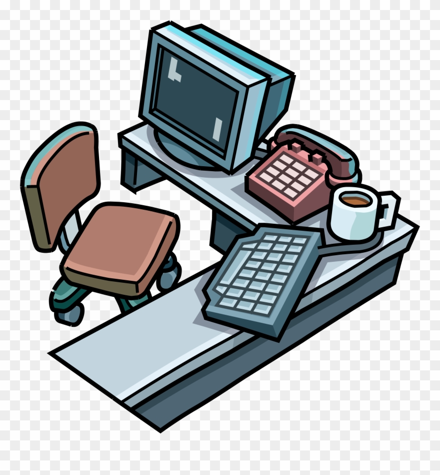 Codes Cheats And Secrets October Cp Computer - Club Penguin Furniture Png Clipart