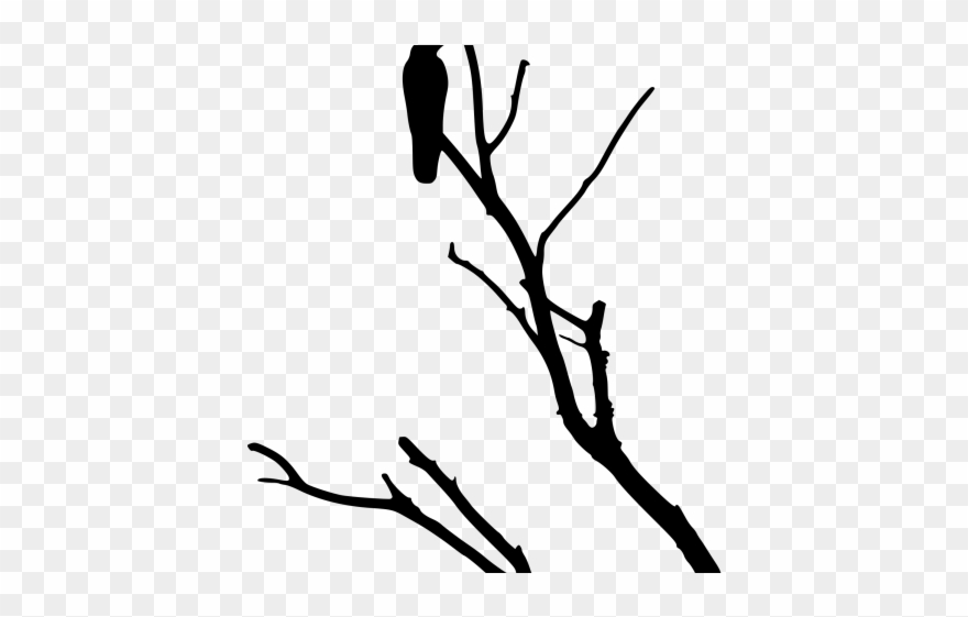 Dead Tree Clipart Svg - Cuervos En Un Arbol Png Transparent Png