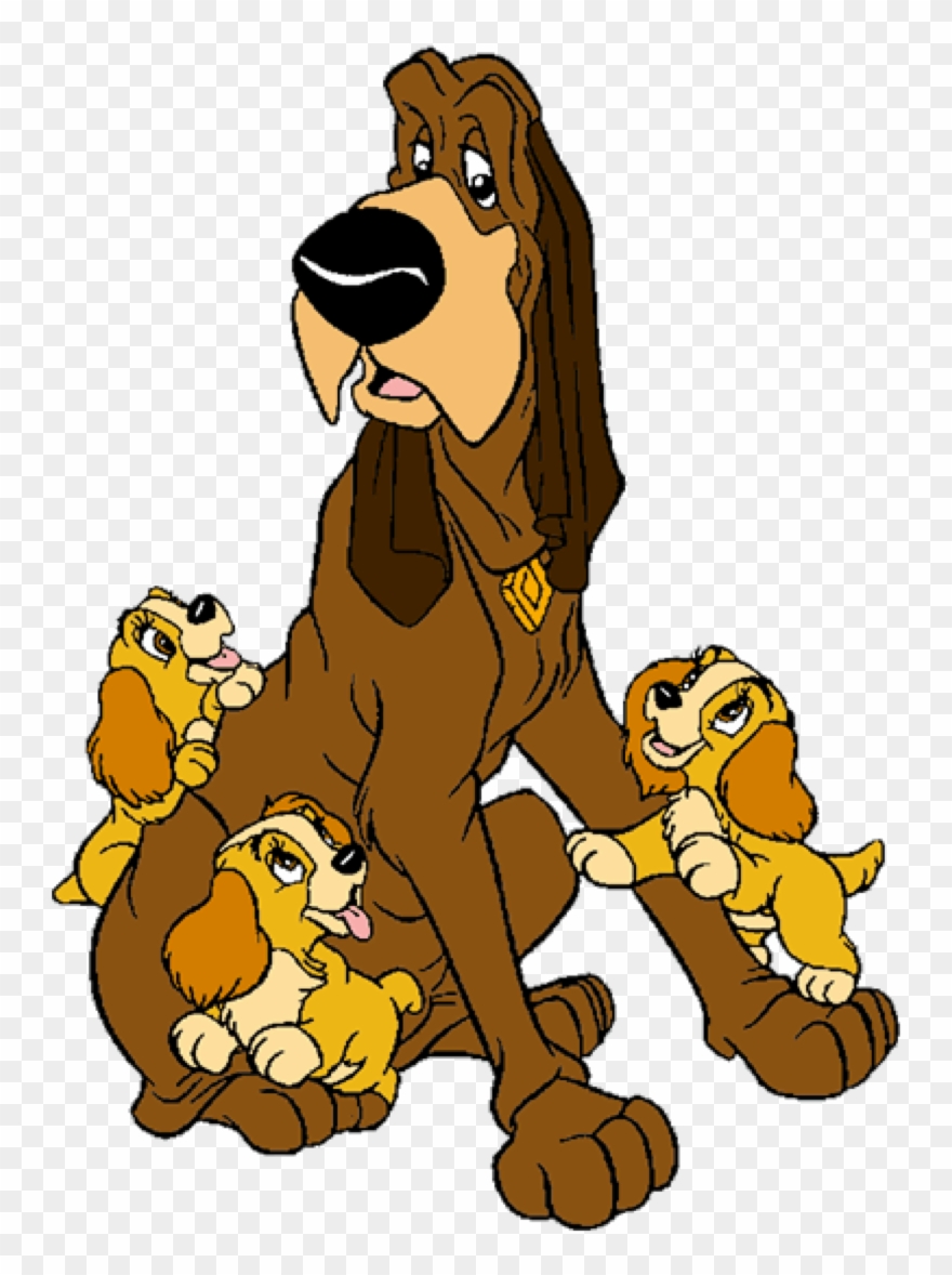 Disney's Lady And The Tramp Images Clip Art Hd Wallpaper - Lady And The Tramp Coloring - Png Download