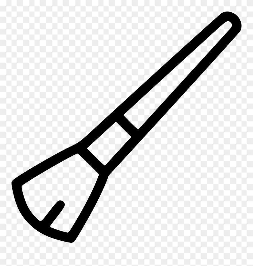 Blushon Brush Comments - Draw A Paint Brush Clipart