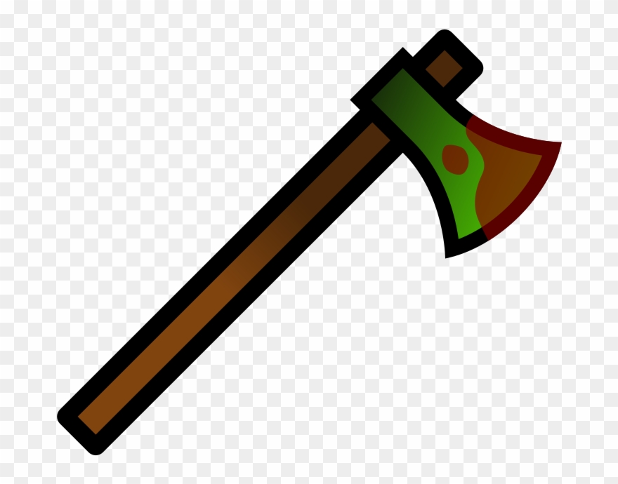 Loot Melee Woodaxe Bloody - Surviv Io Melee Weapons Clipart