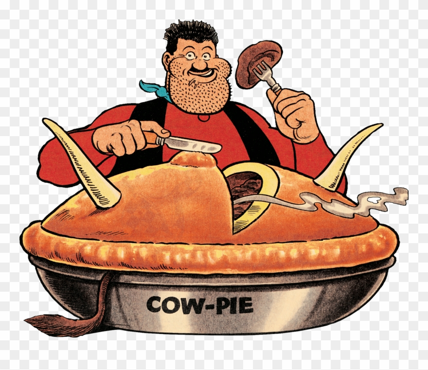 Would Looser Gun Control Laws Boost The Uk's Economy - Desperate Dan Eating Cow Pie Clipart