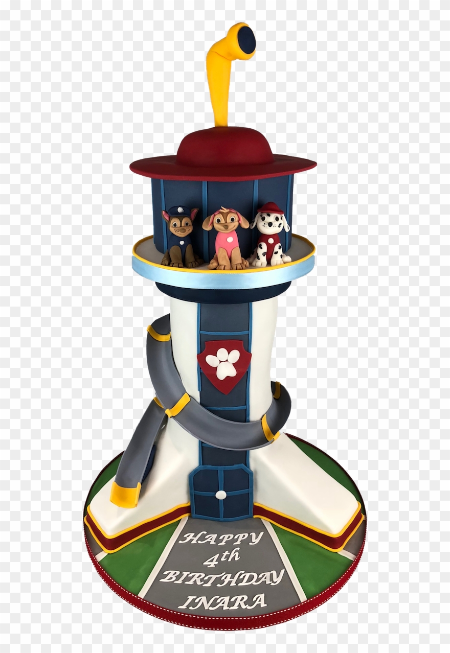Paw Patrol Tower Cake Clipart
