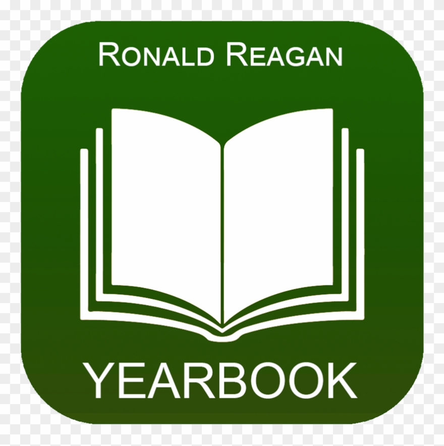 Ronald Reagan Yearbook On Sale - Book App Icon Png Clipart