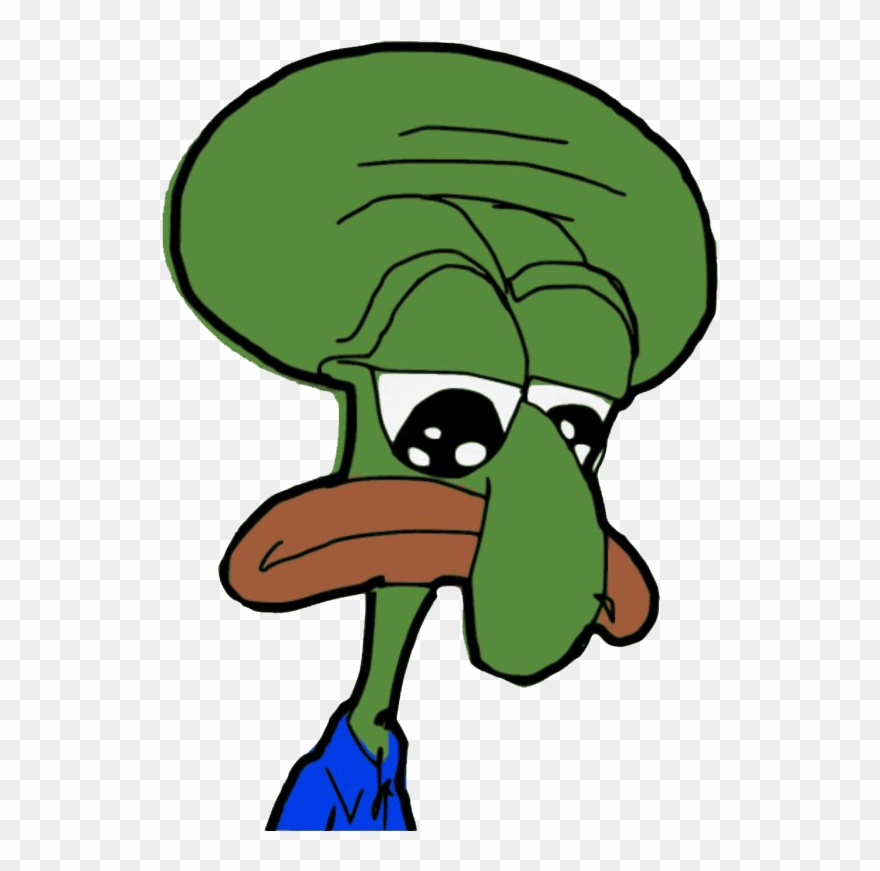 11951069 - Squidward Pepe Pepe Clipart