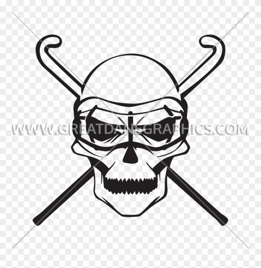 Field Production Ready Artwork For T Shirt - Field Hockey Clipart