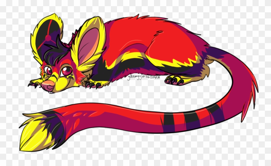 Sugar Glider Character - Cartoon Clipart