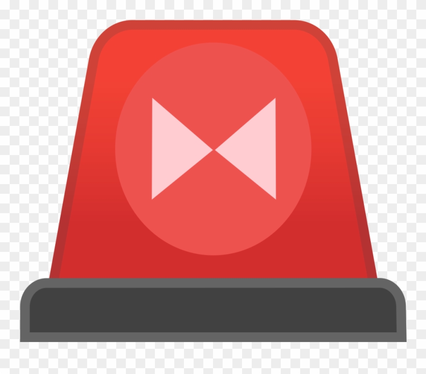 Download Svg Download Png - Emoji Sirena Policia Clipart