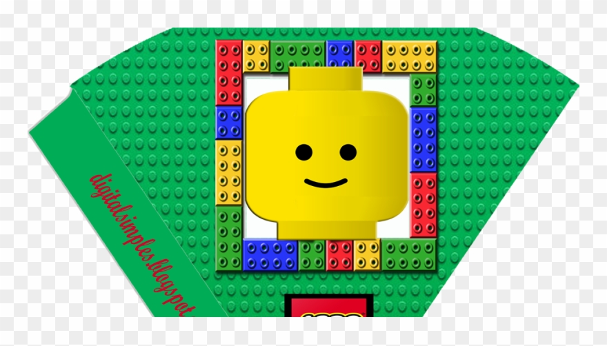Lego Person Clipart - Moldes Para Pop Corn De Lego - Png Download