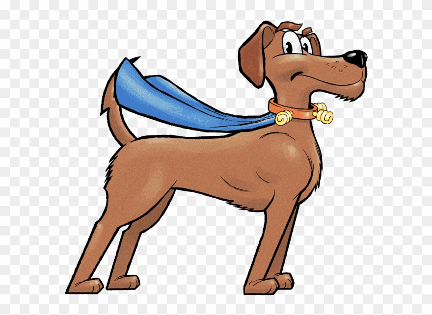Nevertheless, Wattson With Red Collar And Blue Cape - Dog Catches Something Clipart