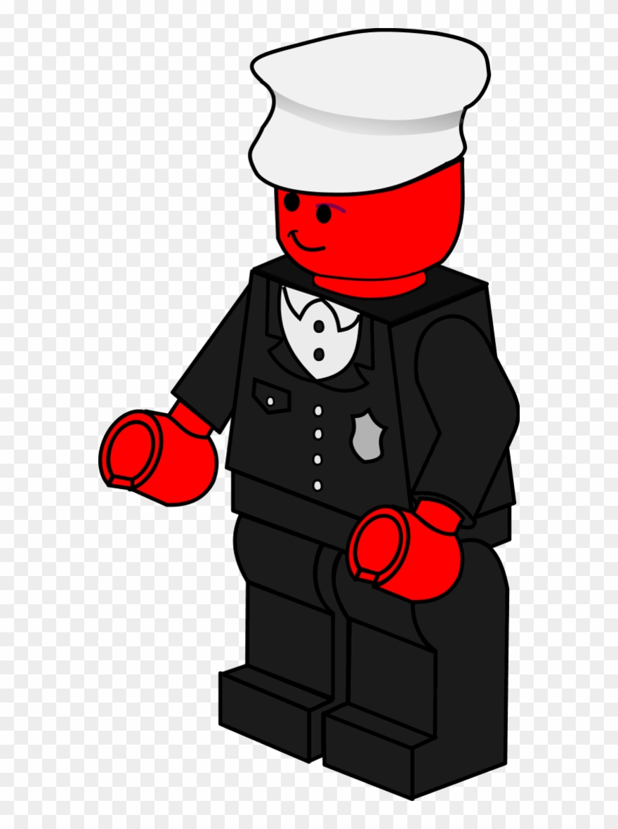 Lego Town Policeman - Lego Clipart - Png Download