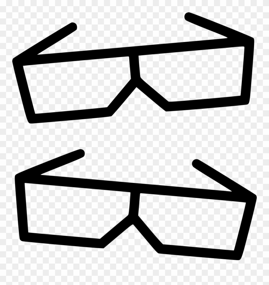 D Glasses Tv Hd Watch Entertainment Comments Clipart