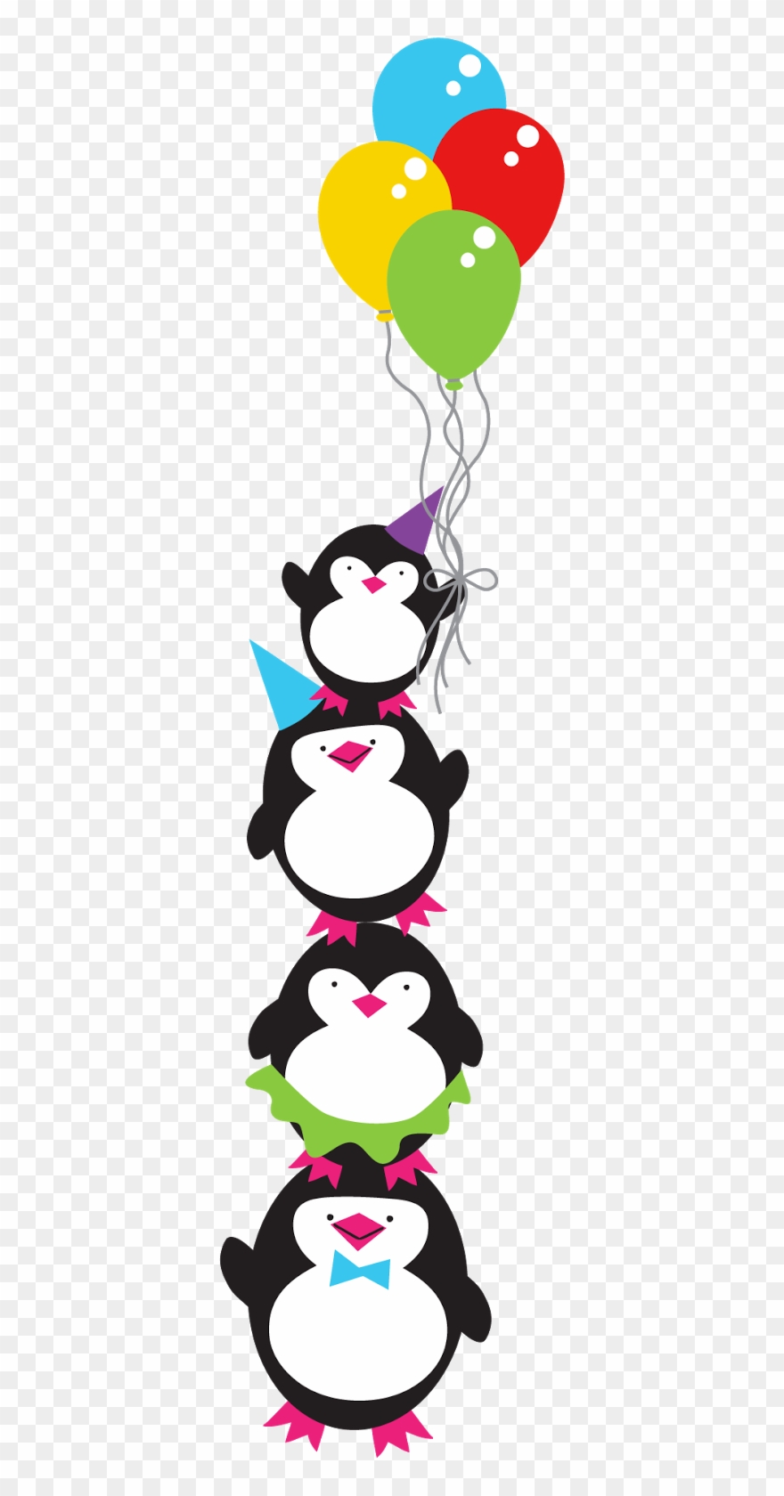 Happy Birthday - Clip Art Penguin Birthday - Png Download