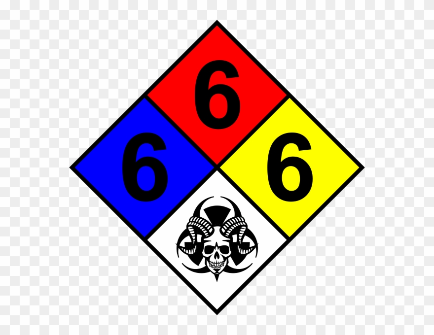 Sodium Hydroxide Safety Diamond Clipart