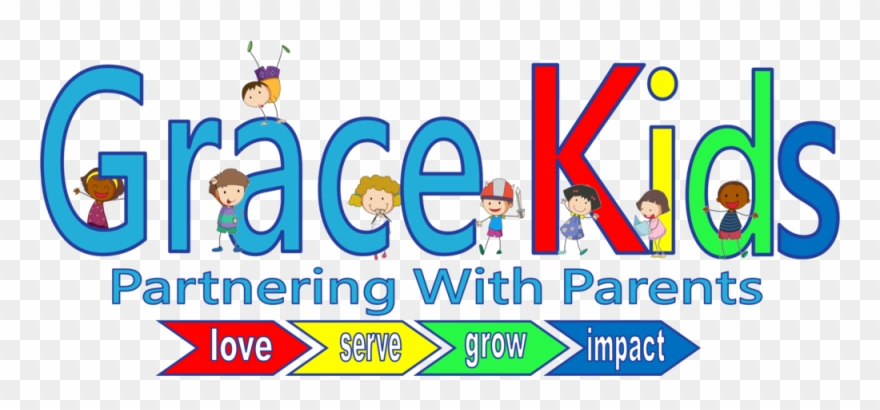 Grace Kids Is All Children's Ministries From Birth - Grace Kids Logo Clipart