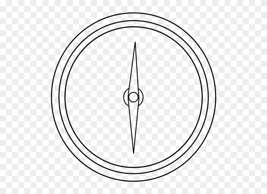 How To Draw Compass - Drawing Clipart