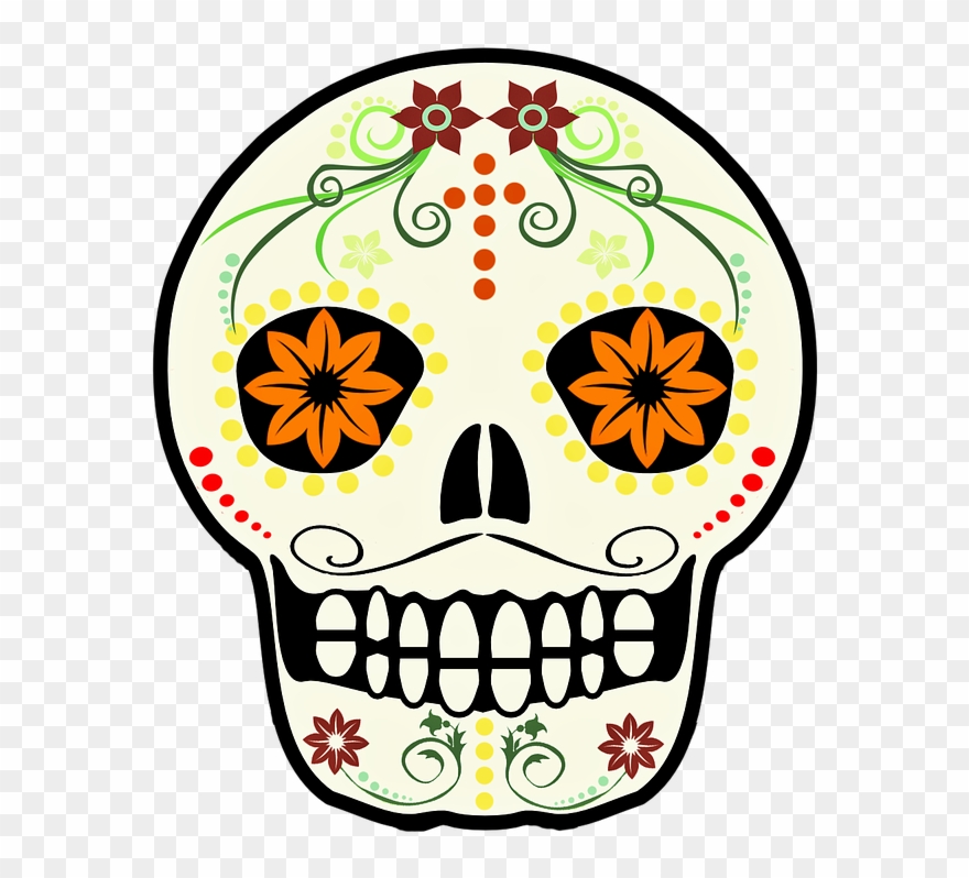 Calavera Png - Calavera De Mexico Clipart