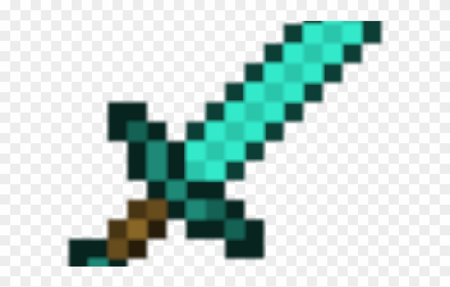 Axe Clipart Minecraft Axe - Текстура Меча В Майнкрафт - Png Download