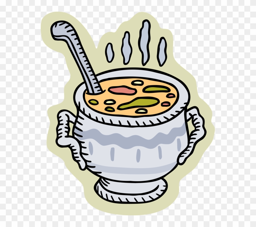 Download Spoon In A Cup Of Hot Soup Becomes Warmer - Examples Of Radiation Gif Clipart