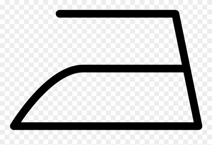 1000px-bügeln - Svg - Laundry Iron Symbol Clipart
