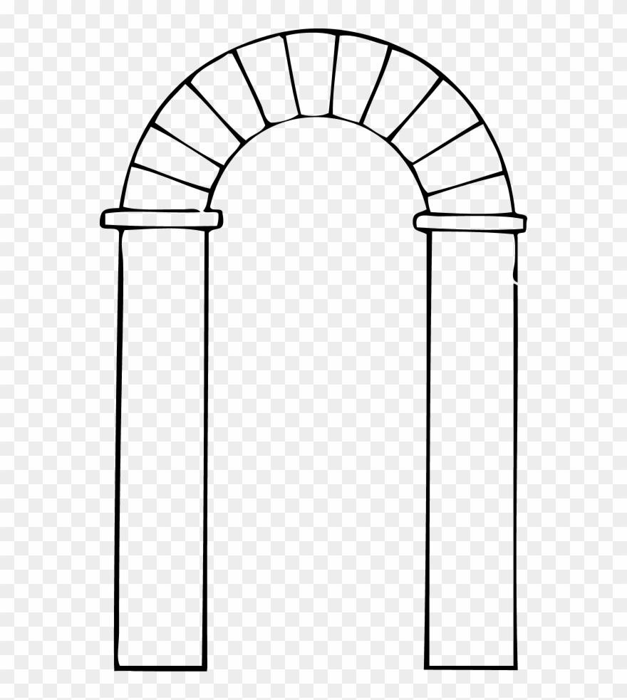 Arch Types - Roman Arch Clip Art - Png Download