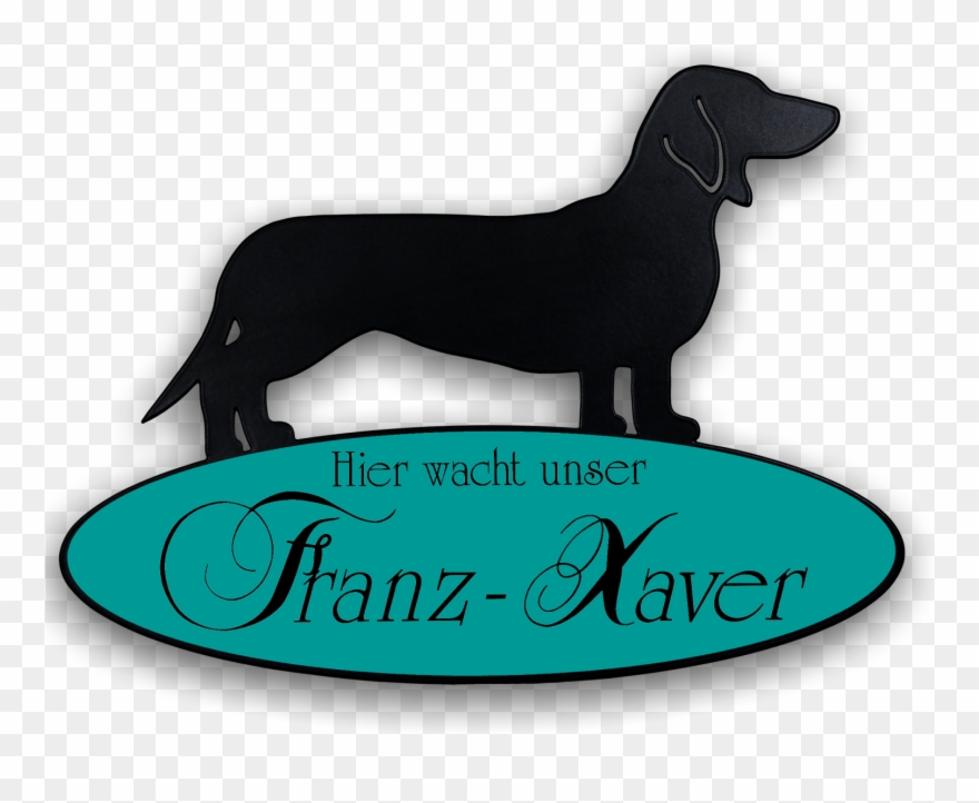 Order Here The Relief With The Adorning Dog Motif "dachshund" - Dachshund Clipart