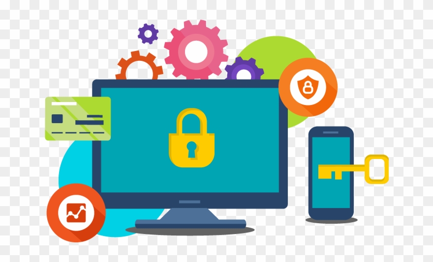 Internet Security What Are The Risks For My Business Clipart