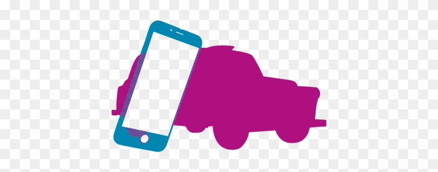 Rb Bus Ill Mobile Taxi Rectangle Transparent Blue - Bus Clipart