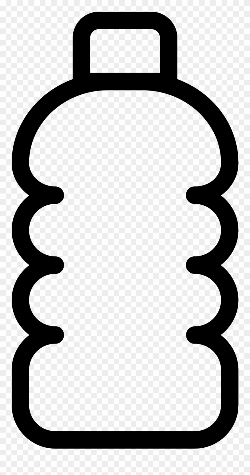 This Is An Image Of What Appears To Be A Plastic Bottle - Plastic Icon Clipart