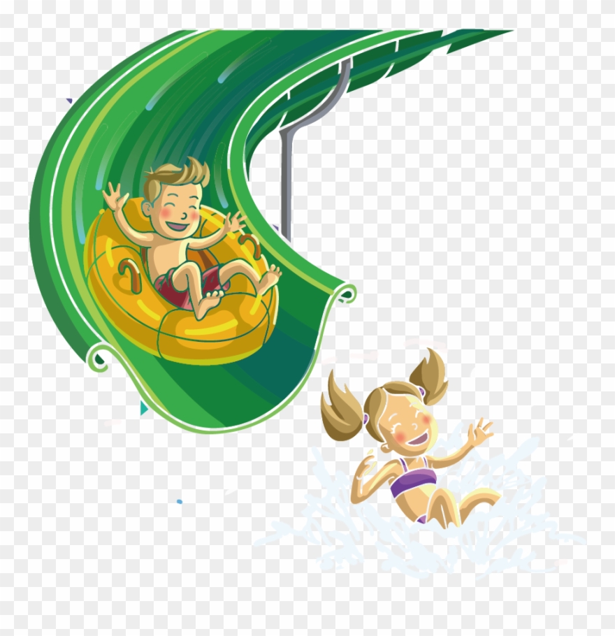 Picture Royalty Free Library Park Playground Slide - Playground Slide Clipart