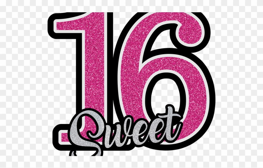 Sweet Sixteen Clipart - Png Download