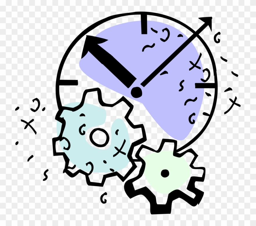 Cogwheel Of Vector Image Illustration Industrial Process - Vector Graphics Clipart