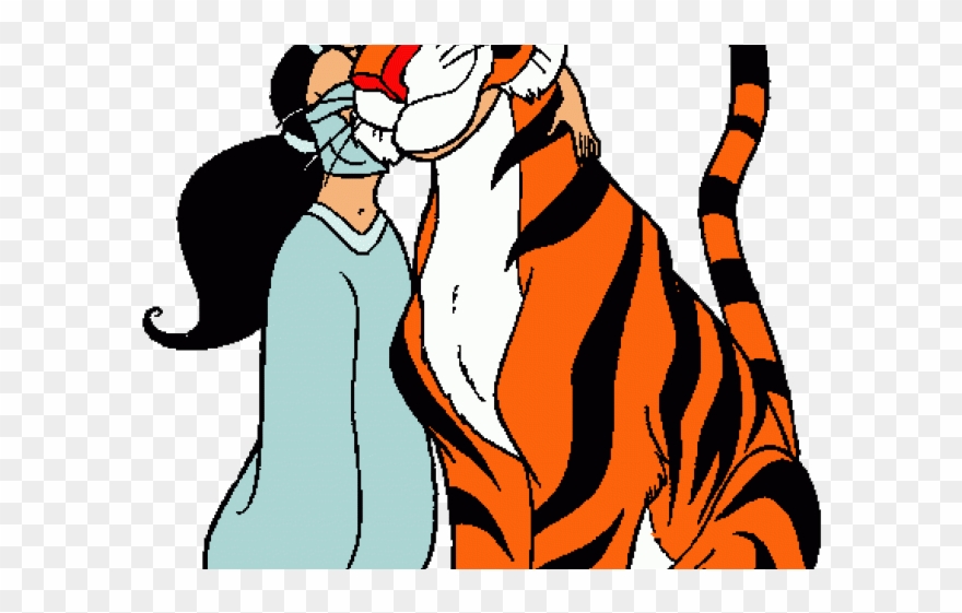 Princess Jasmine Clipart Aladdin Jasmine - Rajah Aladdin - Png Download