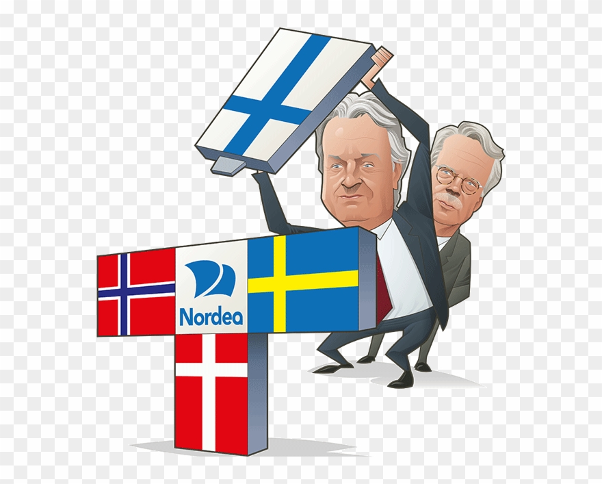 Scandinavian Commonwealth Flag Clipart Denmark - Nordea Gif - Png Download