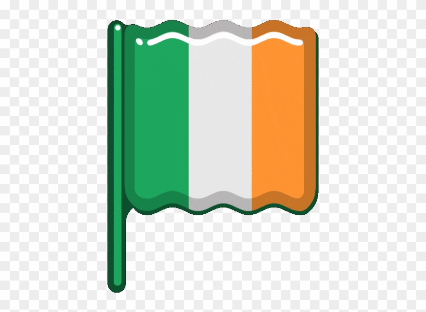 East Germany Flag Clipart Fire - Flag Ireland Gif - Png Download