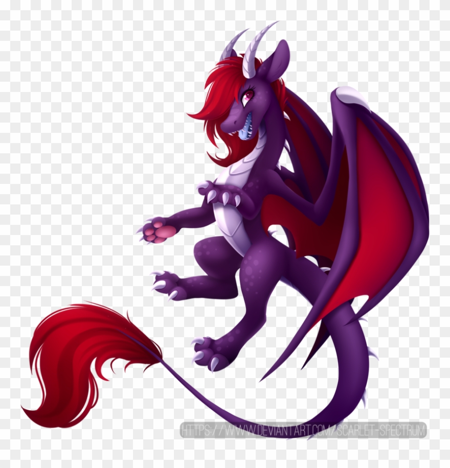 Scarlet-spectrum, Claws, Digital Art, Dragon, Clipart
