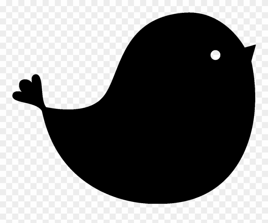 Sticker Ardoise Silhouette Oiseau Ambiance Sticker - Silhouette Oiseau Clipart