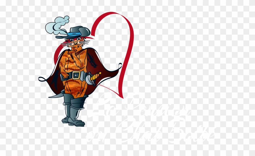 La Pension Du Chat Botté - Cat Clipart