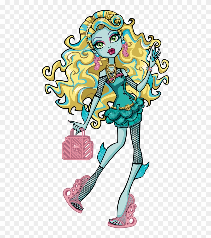 Monster High Art, Monster High School, Monster High - Monster High School's Out Lagoona Clipart